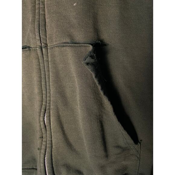 Vintage Fruit of the Loom LOCAL 561 LiUNA Evansville, IN Green Hoodie Men's XL - Picture 3 of 4